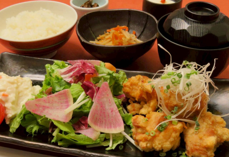 宮崎県産さつま鶏の竜田揚げ膳