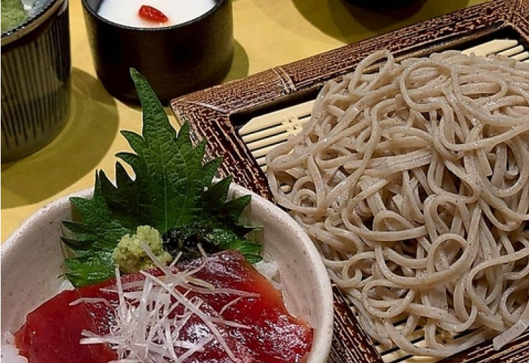 ざる蕎麦＋ミニ丼のセット